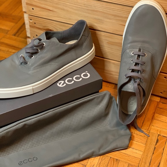 Ecco Other - SOFT FULL LEATHER ECCO MENS SNEAKERS W DUST BAG